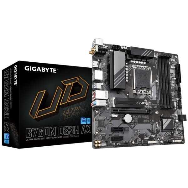 Gigabyte B760M DS3H AX Micro ATX Motherboard