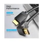 ⁦Vention AAQ HDMI 4K@60Hz Right Angle 270 Degree Cable, 3m⁩ - الصورة ⁦3⁩