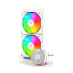 ⁦Acer AC240 ARGB all-in-one 240mm CPU Liquid Cooler with Display, White⁩ - الصورة ⁦2⁩