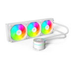 ⁦Acer AC360 ARGB all-in-one 360mm CPU Liquid Cooler with Display, White⁩ - الصورة ⁦3⁩
