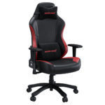 ⁦AndaSeat Luna Series (L) – PVC Leather Gaming Chair – Black/Red⁩ - الصورة ⁦4⁩