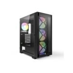 Montech AIR 1000 Premium Black ATX Mid Tower Case, 4-Fans