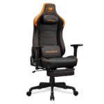 ⁦COUGAR Armor EVO S Gaming Chair Retractable Footrest – Orange, 120kg⁩ - الصورة ⁦11⁩