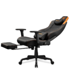 ⁦COUGAR Armor EVO S Gaming Chair Retractable Footrest – Orange, 120kg⁩ - الصورة ⁦10⁩