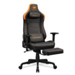 ⁦COUGAR Armor EVO S Gaming Chair Retractable Footrest – Orange, 120kg⁩ - الصورة ⁦9⁩