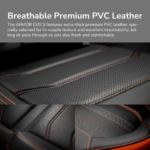 ⁦COUGAR Armor EVO S Gaming Chair Retractable Footrest – Orange, 120kg⁩ - الصورة ⁦7⁩
