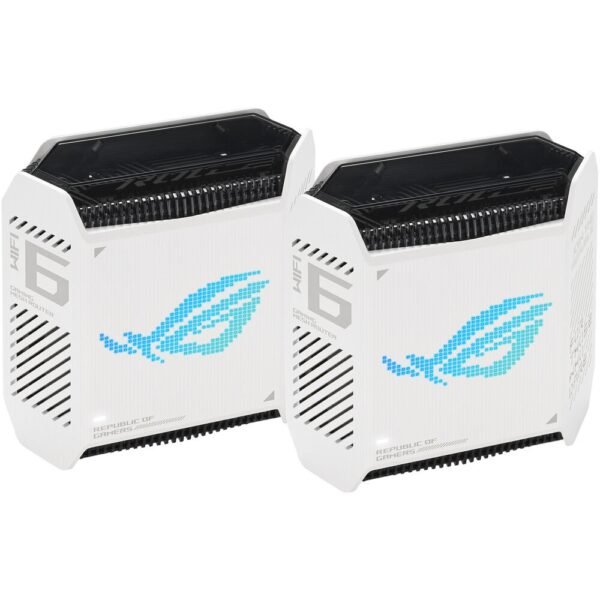 ASUS ROG Rapture GT6 Gaming Mesh WiFi 6 System Tri-band – White (2-Pack)