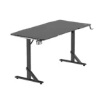 ⁦GamerTek Alpha Pro Gaming Desk Table with RGB Lighting, 140cm Black⁩ - الصورة ⁦2⁩