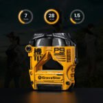 ⁦جرافاستار سيريز بي 9 بلس سماعات الأذن اللاسلكية  ANC TWS اصدار خاص - اصفر⁩ - الصورة ⁦7⁩