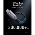 ⁦Anker Prime USB-C to USB-C Cable – 3ft 240W Upcycled-Braided – A88E2011⁩ - الصورة ⁦3⁩