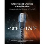 ⁦Anker Prime USB-C to USB-C Cable – 3ft 240W Upcycled-Braided – A88E2011⁩ - الصورة ⁦4⁩