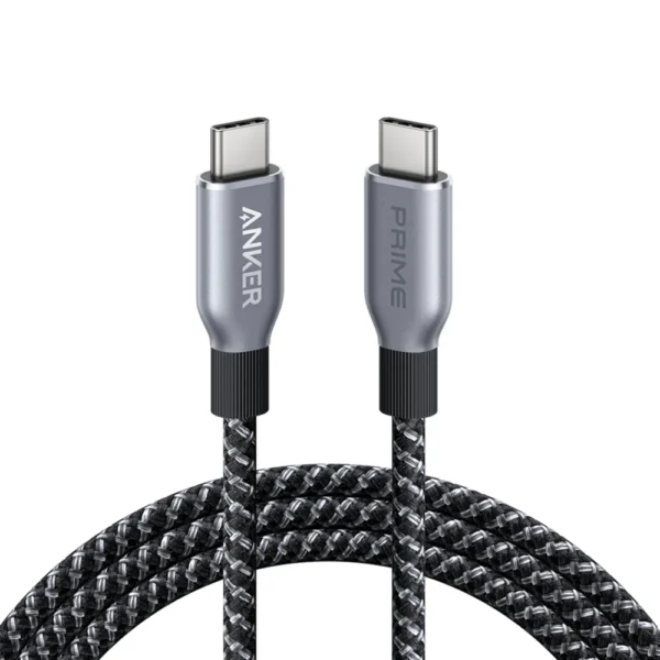 Anker Prime USB-C to USB-C Cable – 6ft 240W Upcycled-Braided – A88E2012