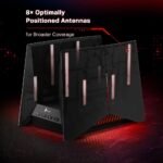 ⁦TP-Link Archer GE800 BE19000 Tri-Band WiFi 7 Gaming Router⁩ - الصورة ⁦7⁩