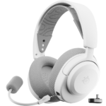 SteelSeries 61687 Arctis Nova 3P Wireless for PlayStation – White Gaming Headset with Mobile App Control