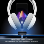 ⁦SteelSeries 61745 Arctis Nova 7P Wireless Gen 2 Gaming Headset with Mobile App Control, White⁩ - الصورة ⁦3⁩