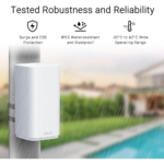 ⁦ASUS ZenWiFi BD4 Outdoor WiFi 7 BE3600 AiMesh Extendable Router Dual 2.5G Ports – 1 Unit⁩ - الصورة ⁦3⁩
