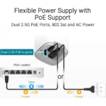 ⁦ASUS ZenWiFi BD4 Outdoor WiFi 7 BE3600 AiMesh Extendable Router Dual 2.5G Ports – 1 Unit⁩ - الصورة ⁦5⁩