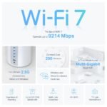 ⁦TP-Link Deco BE65 BE9300 Whole Home Mesh WiFi 7 System 2.5G, 1-Pack⁩ - الصورة ⁦4⁩