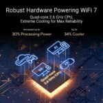 ⁦ASUS RT-BE88U BE7200 Dual-Band Performance WiFi 7 Extendable Router, 2.5G, 10G, SFP+⁩ - الصورة ⁦5⁩