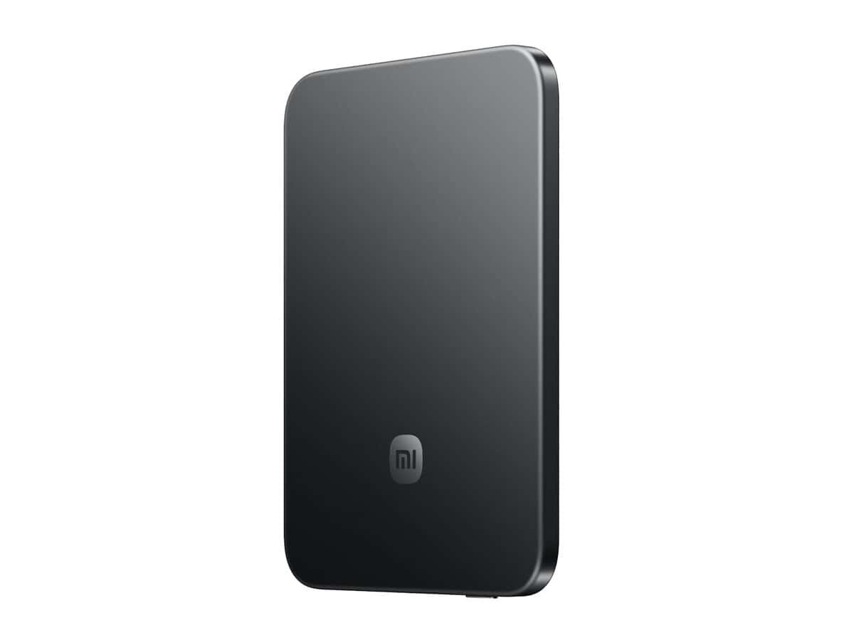 BHR0913GLa باور بنك Xiaomi UltraThin Magnetic بسعة 5000mAh وشحن 15W - Graphite Black - الصورة 1