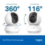 ⁦TP-Link Tapo C250 4K Pan/Tilt AI Home Security WiFi Camera⁩ - الصورة ⁦2⁩