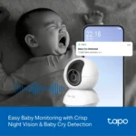 ⁦TP-Link Tapo C250 4K Pan/Tilt AI Home Security WiFi Camera⁩ - الصورة ⁦5⁩