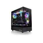 ⁦Thermaltake View 270 TG ARGB Mid Tower PC Case – Black, 3-Fan⁩ - الصورة ⁦6⁩