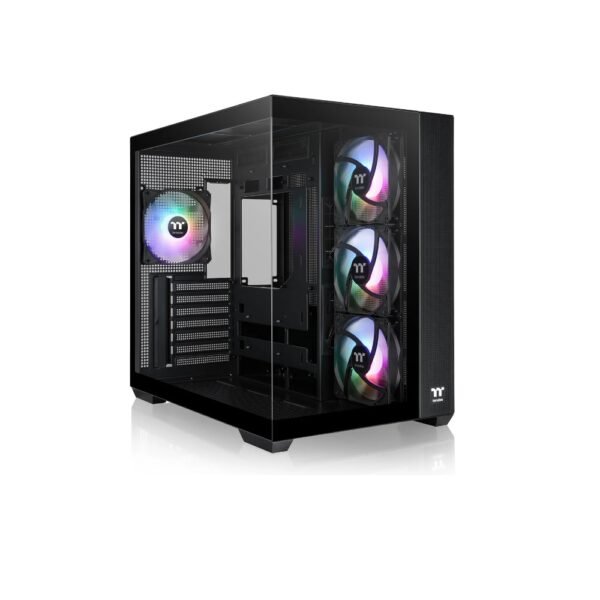 Thermaltake View 380 TG ARGB Black ATX PC Case, 4-Fans