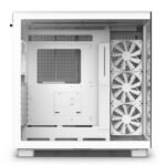 ⁦NZXT H9 Flow Dual-Chamber Mid-Tower Airflow Case – White, 4-Fans⁩ - الصورة ⁦3⁩