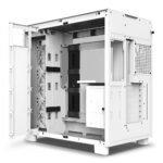 ⁦NZXT H9 Flow Dual-Chamber Mid-Tower Airflow Case – White, 4-Fans⁩ - الصورة ⁦4⁩