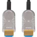 ⁦HDMI 2.1 8K Fiber Optical AOC Cable 4K 240Hz – 5m⁩ - الصورة ⁦2⁩