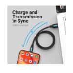 ⁦Vention USB-C to USB-A 3.0 Fast Charging Data Sync 3A Cable, 1.5m⁩ - الصورة ⁦3⁩