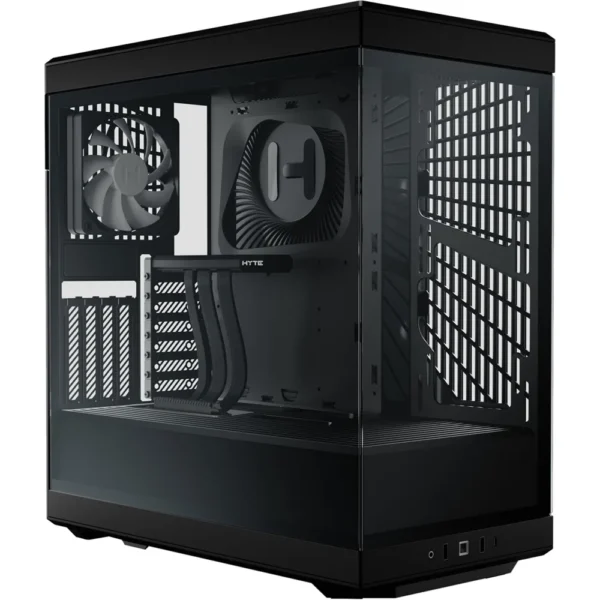 HYTE Y40 S-Tier Aesthetic ATX Mid Tower PC Case, Black (2-Fans)
