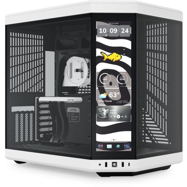 HYTE Y70 Touch Infinite ATX Mid Tower Dual Chamber PC Case, Panda