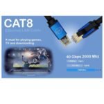 ⁦CAT8 RJ45 S/FTP 40Gbps Ethernet Network Cable – 1m⁩ - الصورة ⁦2⁩