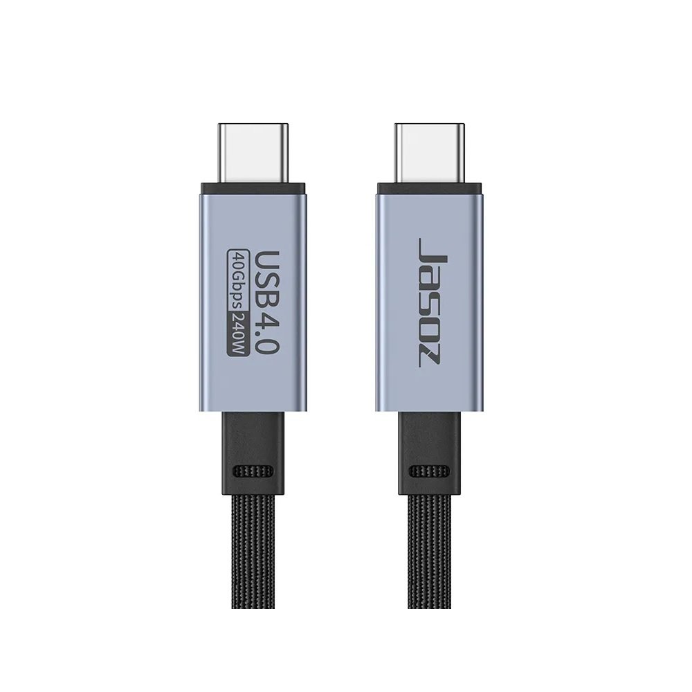 D119 Jasoz D119 USB 4.0 Cable USB-C Male to Male 8K @60Hz Display, PD 240W Fast Charging, 40Gbps, 2m - الصورة 1