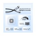 ⁦Jasoz D119 USB 4.0 Cable USB-C Male to Male 8K @60Hz Display, PD 240W Fast Charging, 40Gbps, 2m⁩ - الصورة ⁦3⁩
