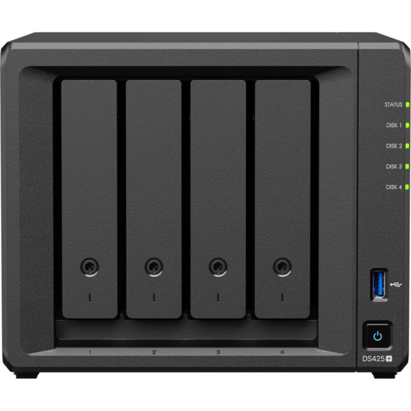 Synology DiskStation DS425+ 4-Bay NAS Enclosure Case, 2.5GbE