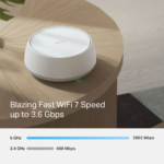 ⁦TP-Link Deco BE22 BE3600 Whole Home Mesh WiFi 7 System, Gigabit Network, 3-Pack⁩ - الصورة ⁦4⁩