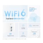 ⁦TP-Link Deco X10 AX1500 Whole Home Mesh WiFi 6 System, 3-Pack⁩ - الصورة ⁦5⁩