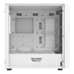 ⁦darkFlash DK431 Glass E-ATX PC Case, 4-Fans, White⁩ - الصورة ⁦5⁩