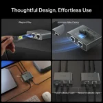 ⁦TP-Link EH310 1 to 3 Gigabit Ethernet Splitter (USB Powered)⁩ - الصورة ⁦6⁩