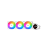 ⁦Xigmatek Frozr-O II 360 AIO Liquid Cooler System LCD Pump Head – White⁩ - الصورة ⁦2⁩