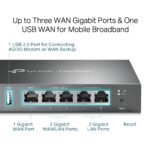⁦TP-Link ER605 Omada Gigabit VPN Router, Load balance⁩ - الصورة ⁦2⁩