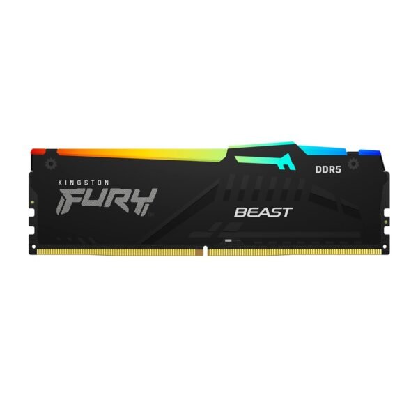 Kingston 32GB DDR5 6000MHz Fury Beast RGB Desktop RAM CL36 (Single module)