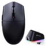 ATTACK SHARK G3Pro Tri-Mode Wireless Gaming Mouse with Charge Dock with Charge Dock 25000 DPI - Black