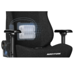 ⁦DXRacer Martian Smart Electric Massage Gaming Chair – Black (Fabric)⁩ - الصورة ⁦4⁩