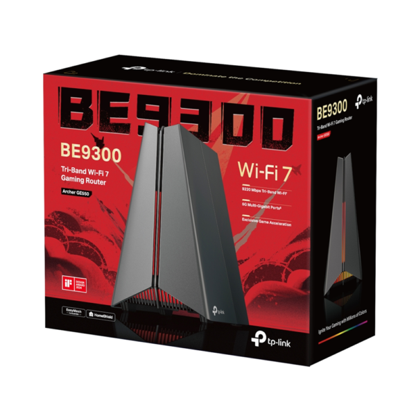TP-Link Archer GE550 BE9300 Tri-Band WiFi 7 Gaming Router