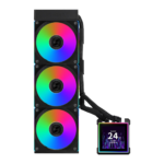 Lian Li HydroShift II LCD-S 360 AIO CL Cooler (Black) 360mm radiator, 3.4” Display