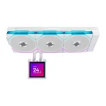 ⁦Lian Li HydroShift II LCD-S 360 AIO TL Cooler (White) 360mm radiator, 3.4” Display⁩ - الصورة ⁦3⁩